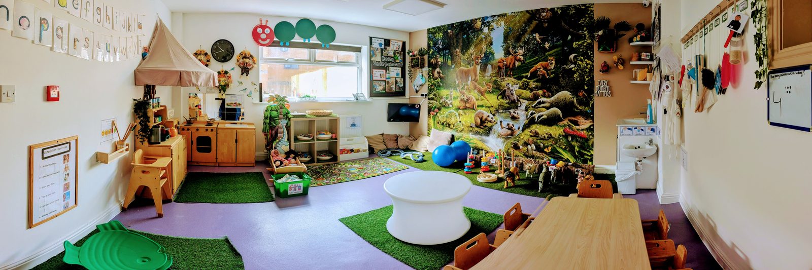 Inside Tiny Steps Longsight nursery in Manchester