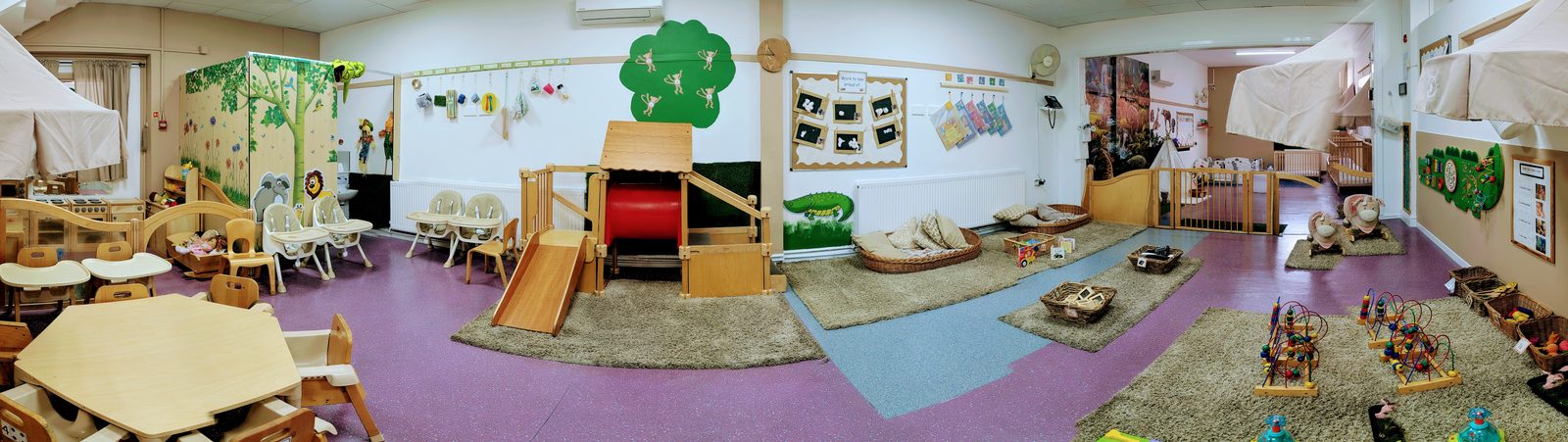 Inside Tiny Steps Longsight nursery in Manchester